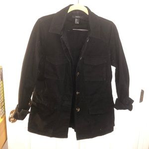 Black Military-Style Jacket